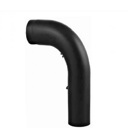 Koleno 90° tažené s prodloužením, klapkou a čisticím otvorem průměr 150 mm