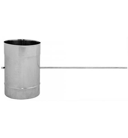 Klapka do kouřovodu nerez 1mm, 150mm