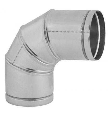 Koleno nerez 1mm - pevné 90* 200mm