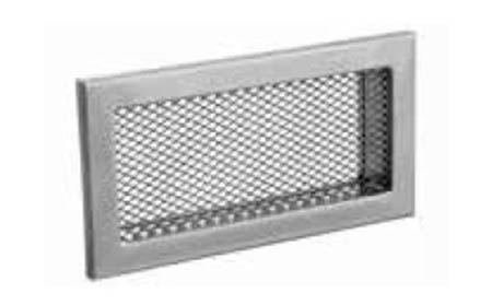 Ukončení kanálu mřížkou 200 x 90 bílá