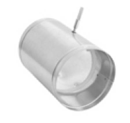 Ovládaná klapka se silikonovým těsněním zakončená čtyřhranem průměr 150 mm