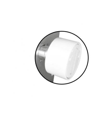 Karl samostatné ovládání komínové klapky - Round barva bílá