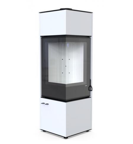 DEFRO HOME Krbová kamna QUADROOM LONG – bílá