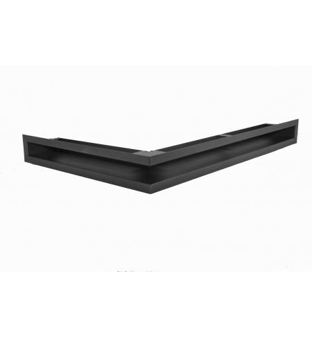 KRBOVÁ MŘÍŽKA OTEVŘENÁ ROHOVÁ 50X70X9 ANTRACIT