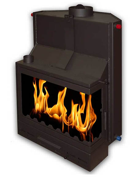 Teplovodní krbová vložka Kretz A 1307 V