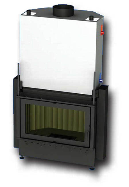 Teplovodní krbová vložka Kretz B104 - V21