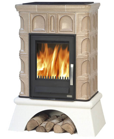 Kachlová kamna Britania K TV výměník 6,9kW