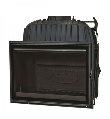 Moderní litinová krbová vložka na dřevo Dovre 2180 CBS