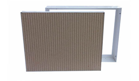 SILADOOR - revizní dvířka pro krby 400x300x59 mm – instalace na šířku