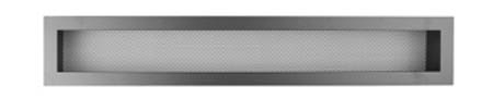 Ventilační mřížka Maxi nerez 400 x 100 mm