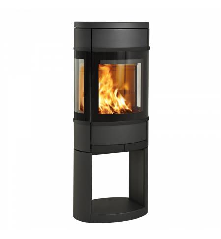 Scan 68-11 černý lak s bočním prosklením,černé lišty