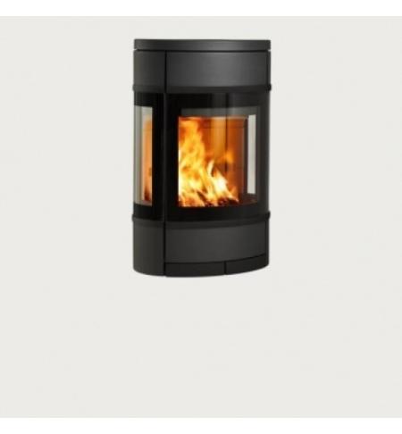 Scan 68-7 černý lak,s bočním prosklením,černé lišty