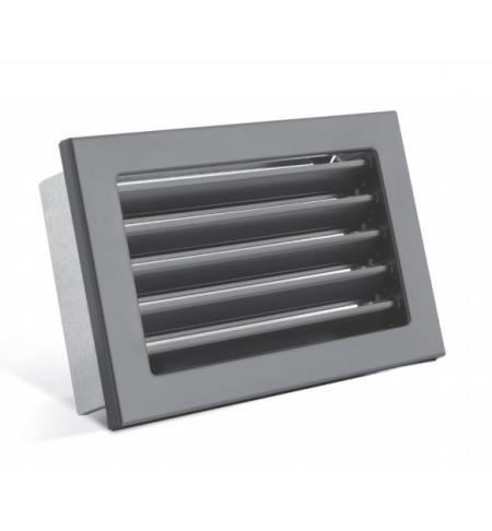 Ventilační mřížka STYLE 200 x 145 s pevnou žaluzií černá