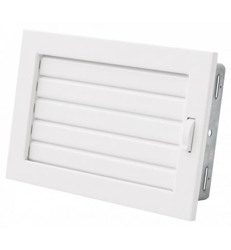 Ventilační mřížka STYLE 450 x 240 s pohyblivou žaluzií bílá