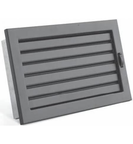 Ventilační mřížka STYLE 190 x 170 s pohyblivou žaluzií černá