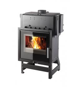 Krbová vložka HAAS SOHN VESUVIO II/12/2S s výměníkem, černá/potisk skla