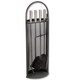 Krbové nářadí LIENBACHER 21.02.344.2 4 dílné antracit držadla nerez