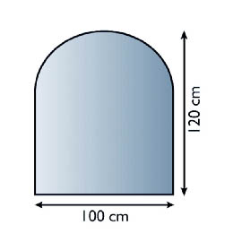 Sklo pod kamna Lienbacher,21.02.880.2/100x120cm,8mm