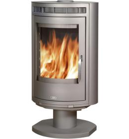 Krbová kamna ABX Arktis 8 otočný šedý plech