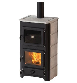 Krbová kamna MBS SD THERMO VULKAN PLUS S s TV a troubou, mastek