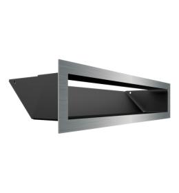 Krbová mřížka LUFT 9x40 cm nerezová