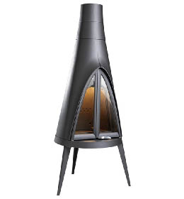 Litinová kamna INVICTA POW-WOW antracit ref. 6152-44