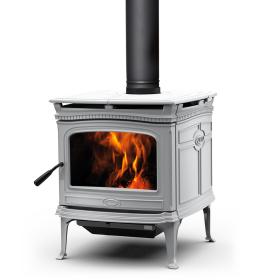 ALDERLEA T5 Classic smaltované provedení bílá Antique White, s levými dveřmi na nožičkách a popelníkovým systémem