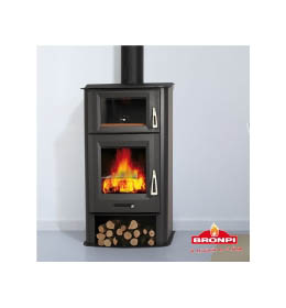 Krbová kamna s troubou Bronpi TUDELA