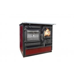 Sporák na tuhá paliva GUČA GULIVER Smart L levá - červená