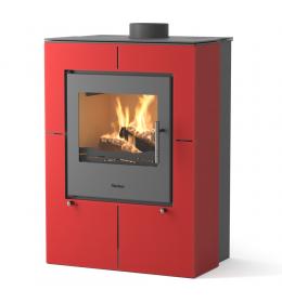Krbová kamna HS Flamingo EVENES červená