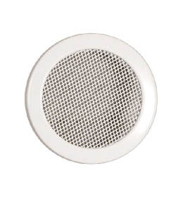 Krbová mřížka kulatá 125mm bílá