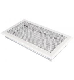 Krbová mřížka 16x32cm bílá