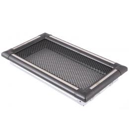 Krbová mřížka 16x32cm EXCLUSIVE grafit / inox