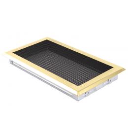 Krbová mřížka 16x32cm mosaz