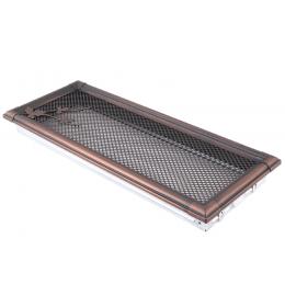 Krbová mřížka 16x45cm RETRO měděná patina