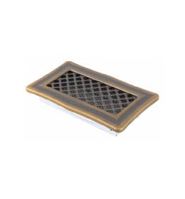 Krbová mřížka 10x20cm DECO zlatá patina