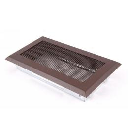 Krbová mřížka 16x32cm hnědý brokát