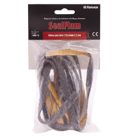 Těsnící šňůra pod sklo 12x4, 2,5m