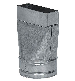 Redukce rovná, kanál - flex 150mm