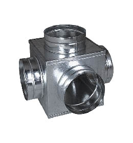 Rozbočovací skříňka 5x125mm (krychle), pozink