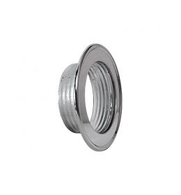 Růžice k hliníkovému potrubí 160mm chrom