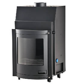 Krbová vložka HS Flamingo AQUAFLAM  PANORAMA 17 s výměníkem a manuální regulací