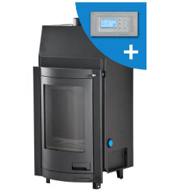 Krbová vložka HS Flamingo AQUAFLAM  PANORAMA 7 s výměníkem a automatickou regulací hoření