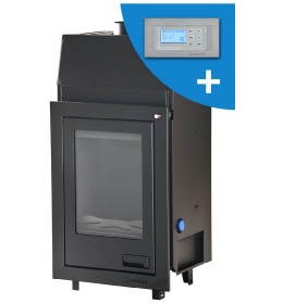 Krbová vložka HS Flamingo AQUAFLAM 12 s výměníkem a automatickou regulací