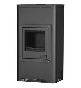 Krbová kamna HS Flamingo AQUAFLAM 17 s výměníkem - černá, základní regulace