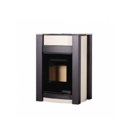 Krbová kamna HS Flamingo AQUAFLAM VARIO  KALMAR 11/7kW krémová