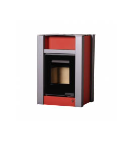 Krbová kamna HS Flamingo AQUAFLAM VARIO  LEND 11/5kW červená