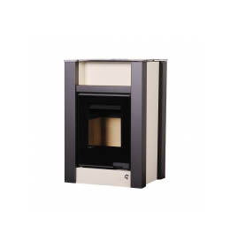 Krbová kamna HS Flamingo AQUAFLAM VARIO  LEND 11/7kW krémová