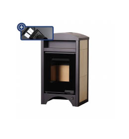 Krbová kamna HS Flamingo AQUAFLAM VARIO BARMA 11/5 Javor, elektronická regulace