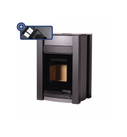 Krbová kamna HS Flamingo AQUAFLAM VARIO  KALMAR 11/5kW šedá, elektronická regulace